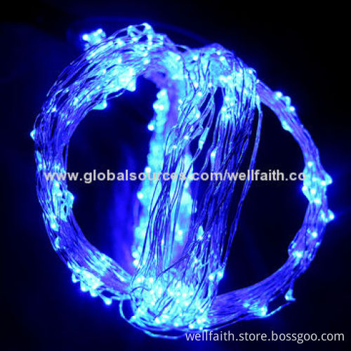 Outdoor Party/String Lights, Copper/Silver with 110/220V Voltage, Transformer Wedding Decoration